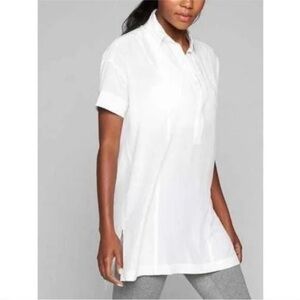 Athleta Silk Popover Tunic Top